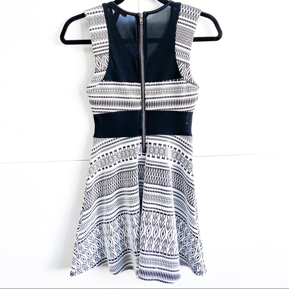 Material Girl Black White Dress - Picture 2 of 5